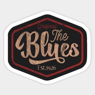 The Blues music Sticker